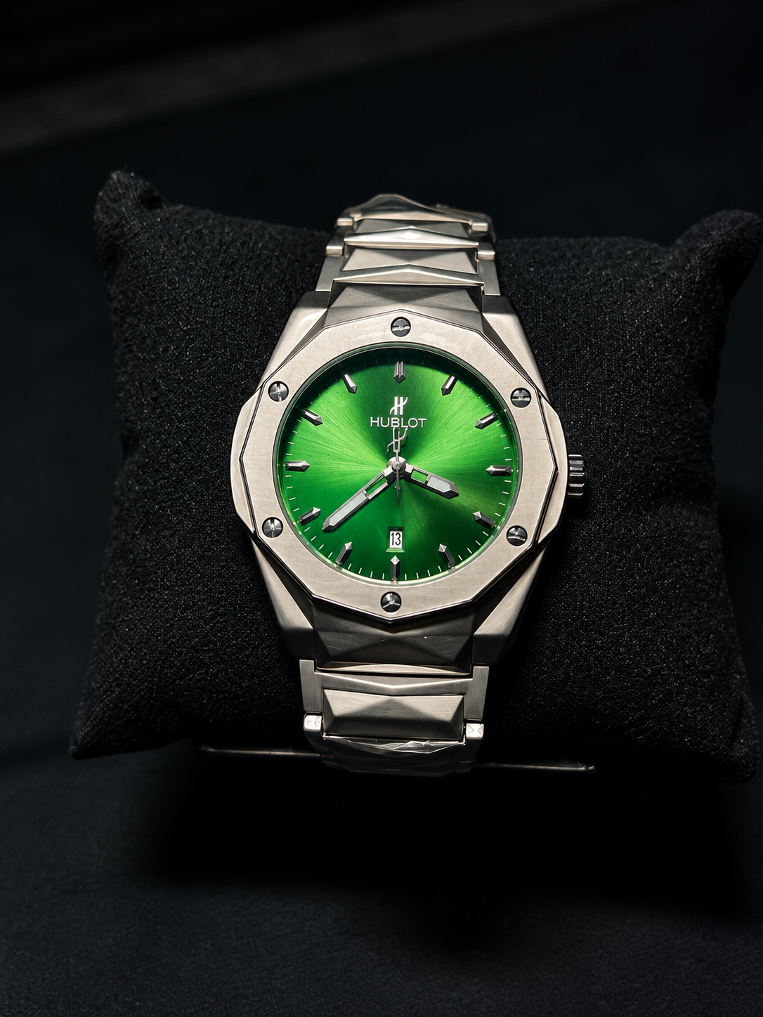 Hublot Green Sunray Dail Watch