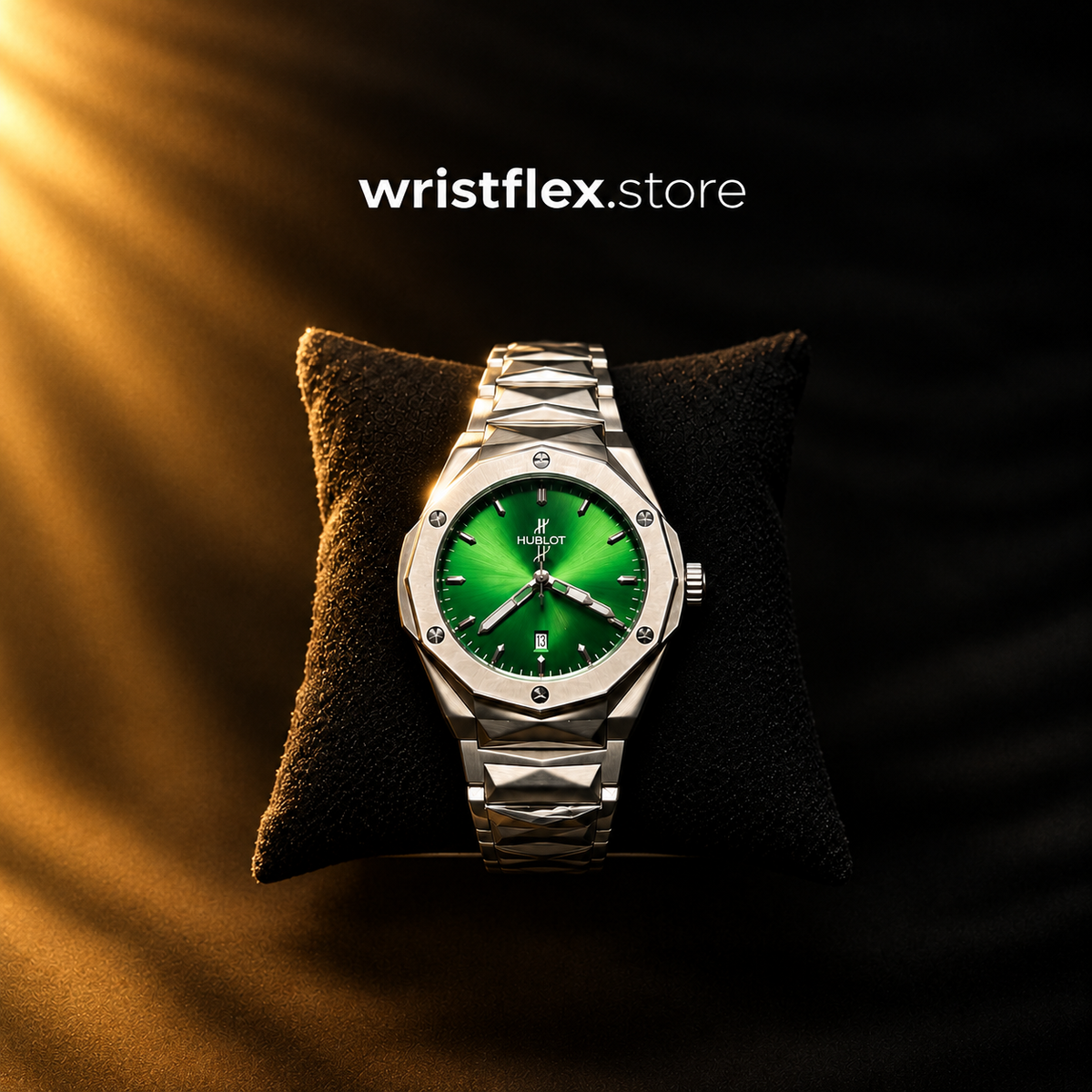 Hublot Green Sunray Dail Watch