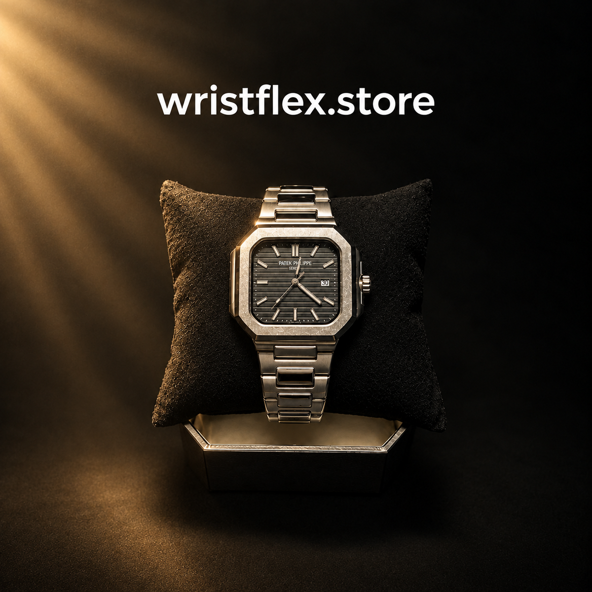 Cubitus-style, black dial